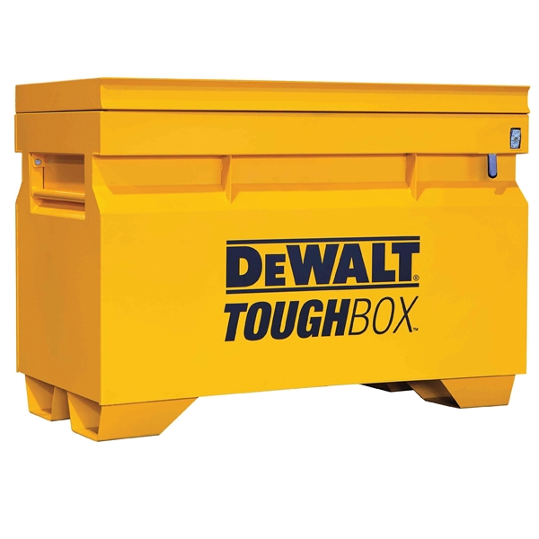 DeWALT TOUGHBOX DWMT4828 Job Site Storage Chest, 2500 lb, 48 in OAW, 35 in OAH, 28 in OAD, Steel, Yellow - 1