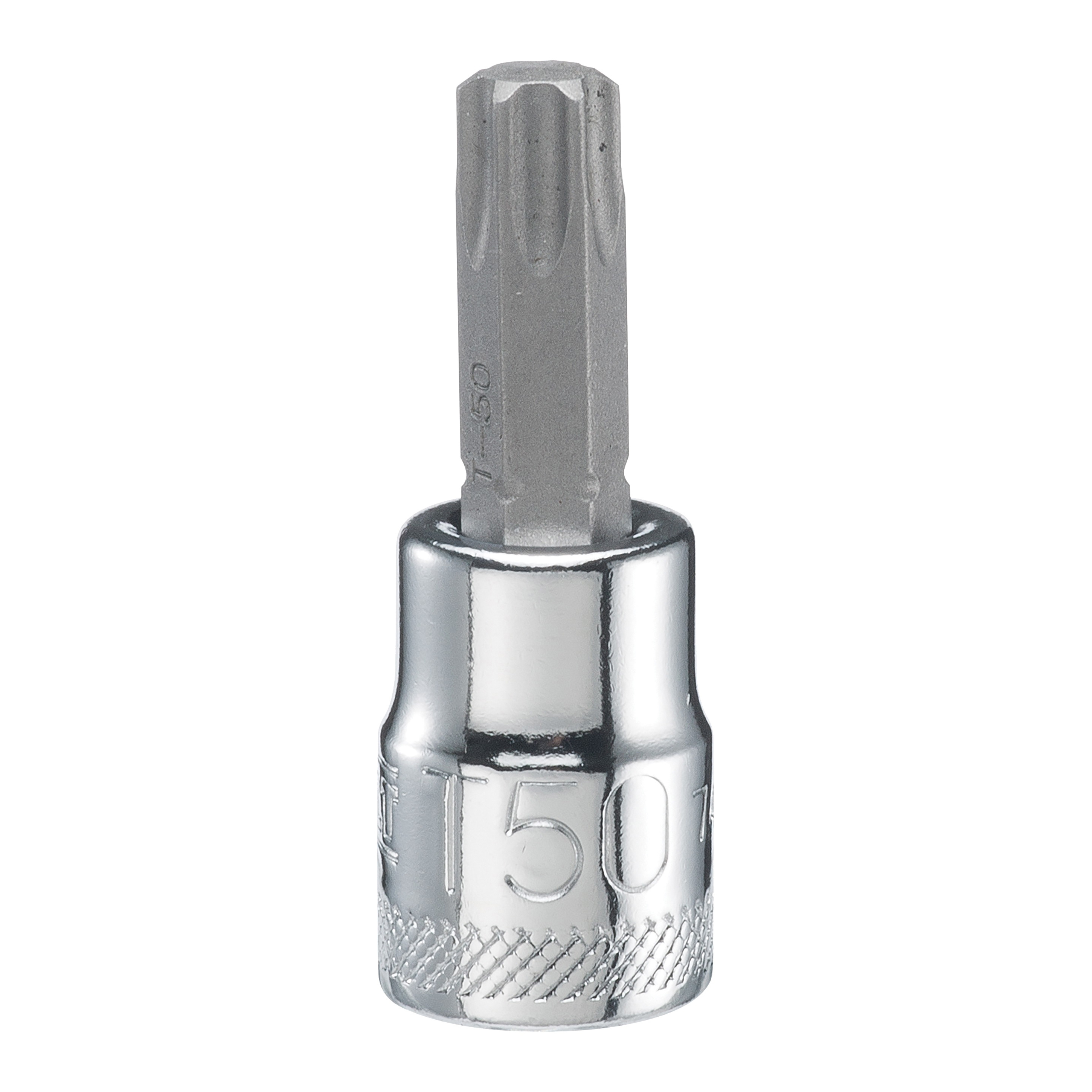 DWMT74619OSP Torx Bit Socket, T50 Tip, 3/8 in Drive, Polished Chrome Vanadium