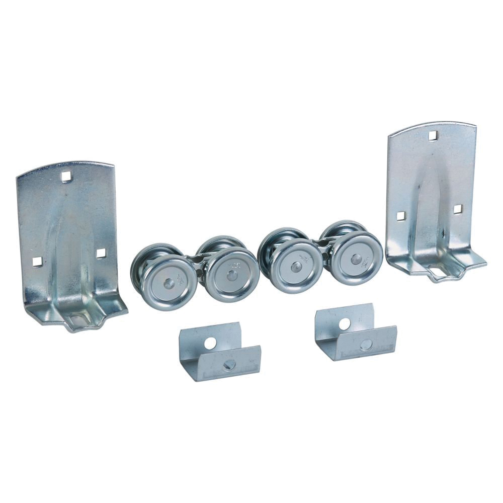 N112-102 Box Rail Hanger, Single, Steel, Zinc, Hardware included