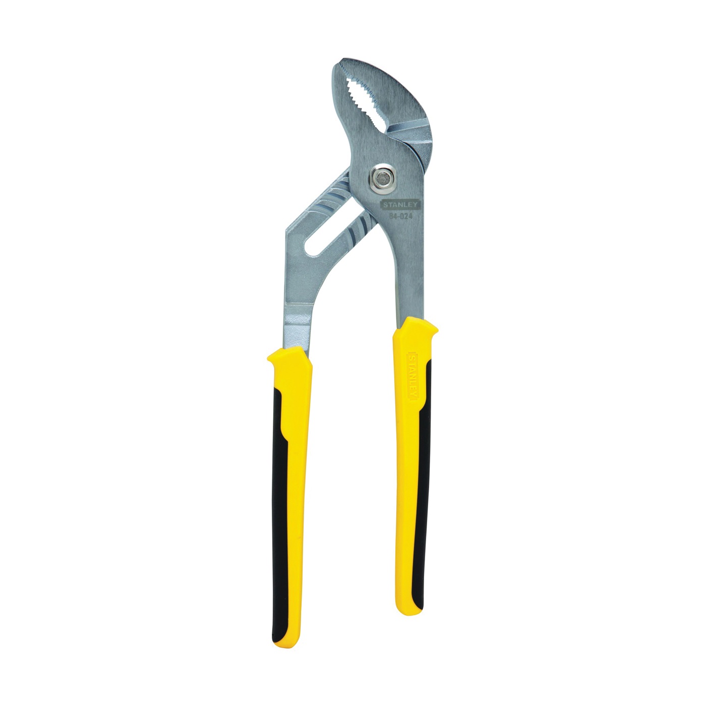 STANLEY 84-024 Joint Plier, 10 in OAL, 2-3/8 in Jaw Opening, Black/Yellow Handle, Ergonomic Handle, 7/8 in W Jaw - 1