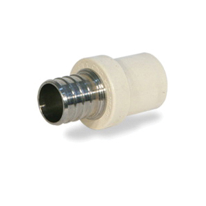 APXCPV12/TPC0500 Pipe Adapter, 1/2 in, PEX x CPVC, Brass, 100 psi Pressure