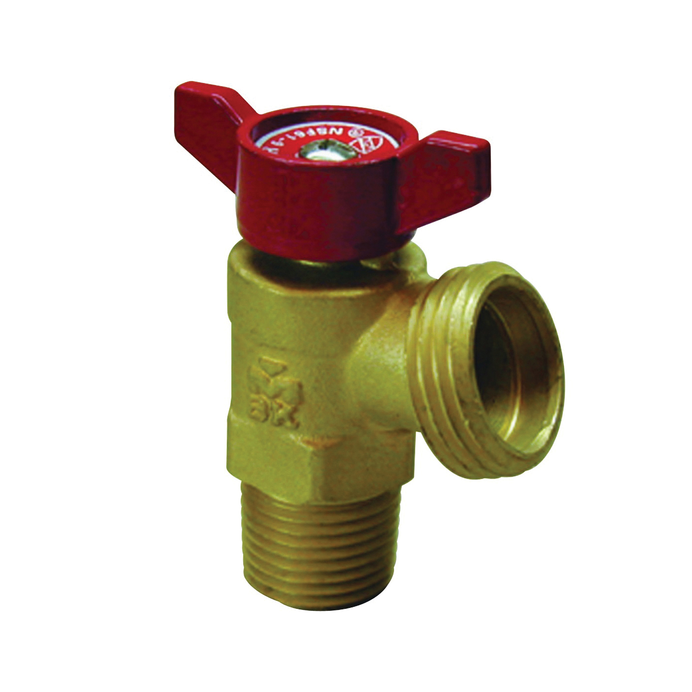 Quarter Master ProLine Series 102-054HN Boiler Drain Valve, 3/4 in Connection, MPT x FIP, 125 psi Pressure