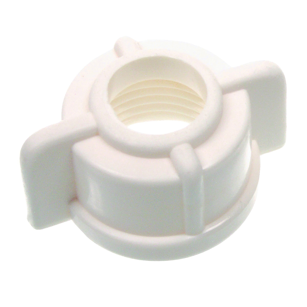 Danco 73114B Universal Faucet Tailpiece Nut, Plastic, White