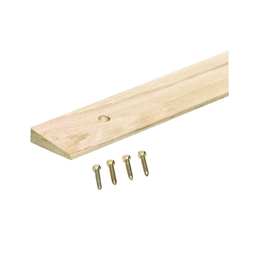85530 Floor Edge Reducer, 36 in L, 1-3/4 in W, Hardwood, Unfinished