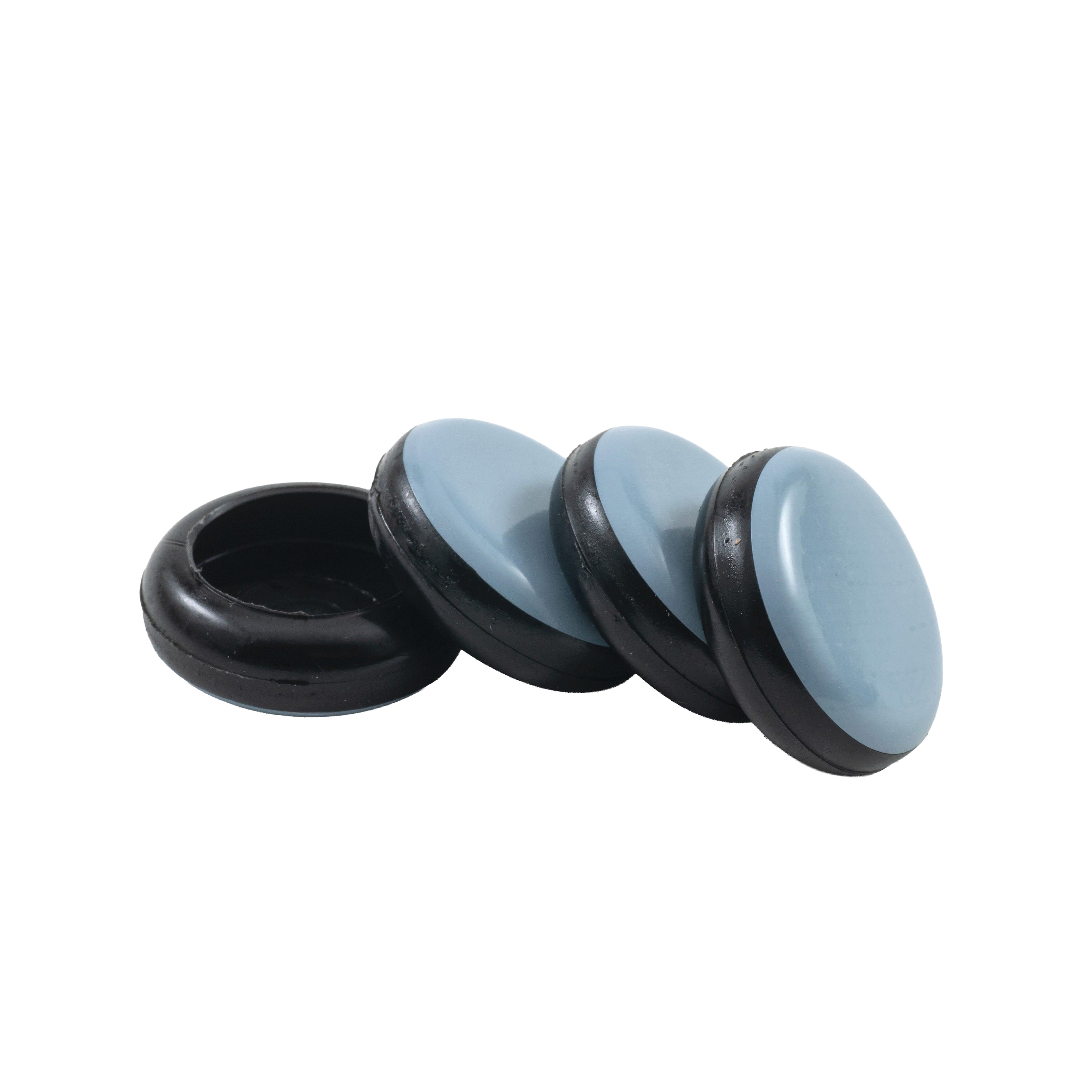 04273 Furniture Slide Glide, 1600 lb, Plastic, Gray, Polymer-Coated