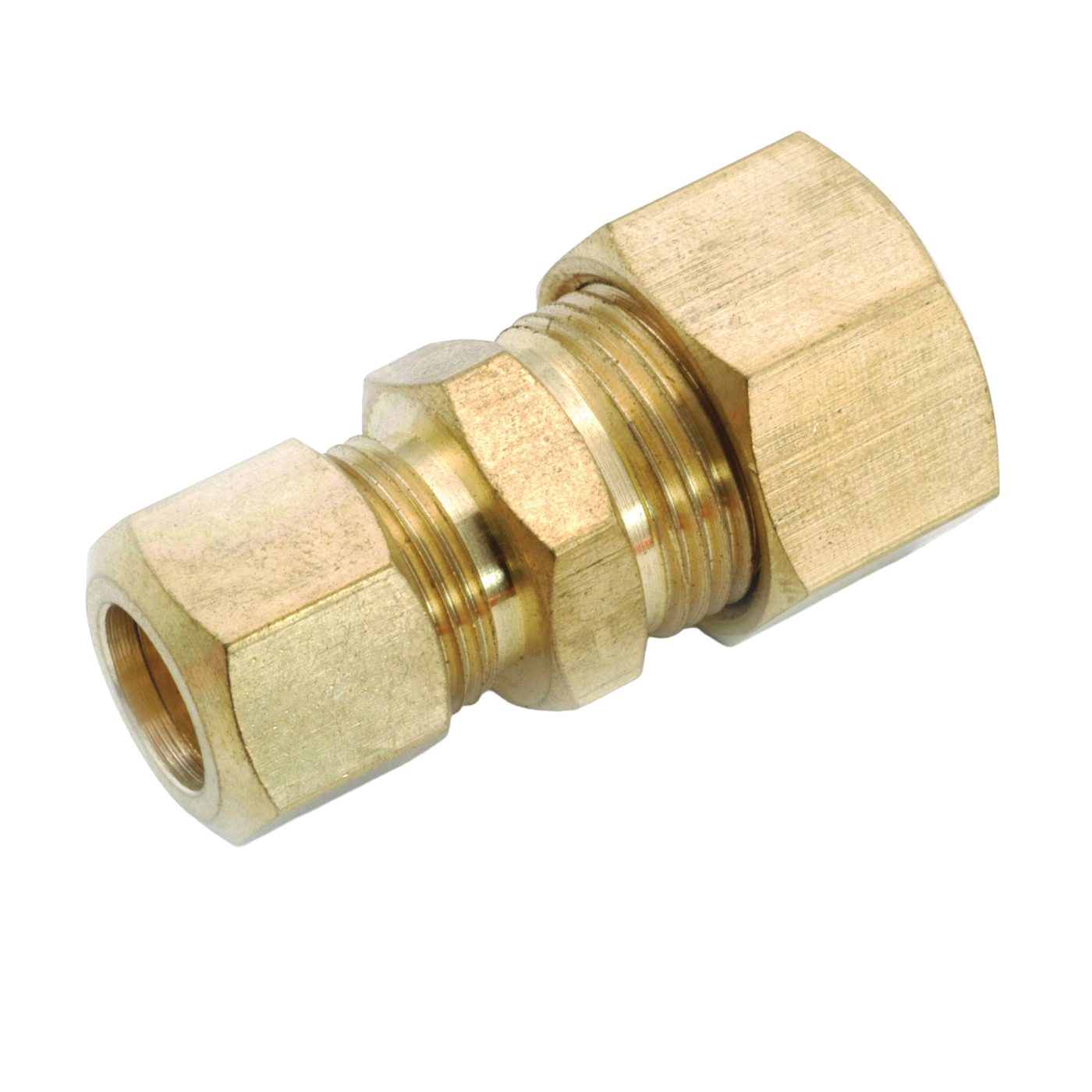 750082-0604 Tube Reducing Union, 3/8 x 1/4 in, Compression, Brass
