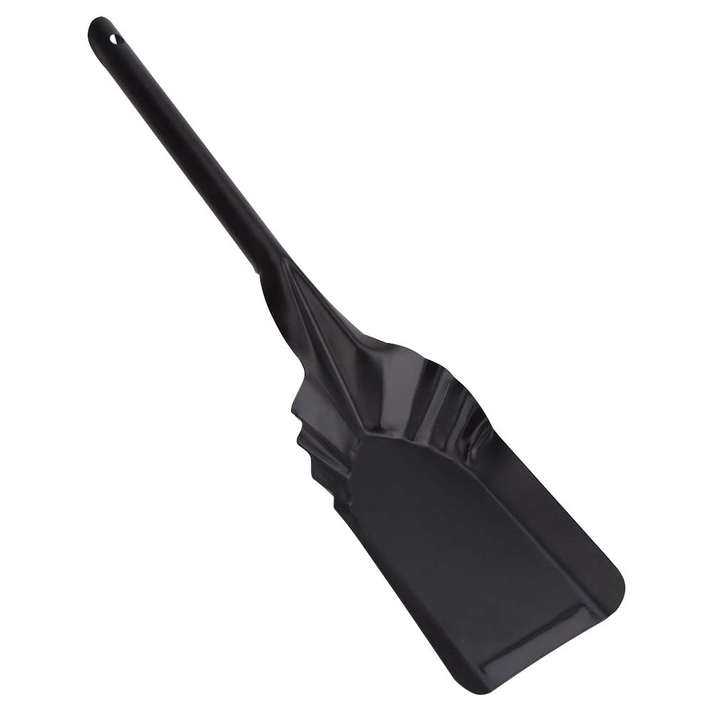 A758BK-C Coal Shovel, 5-1/8 in W Blade, Steel Blade, Steel Handle