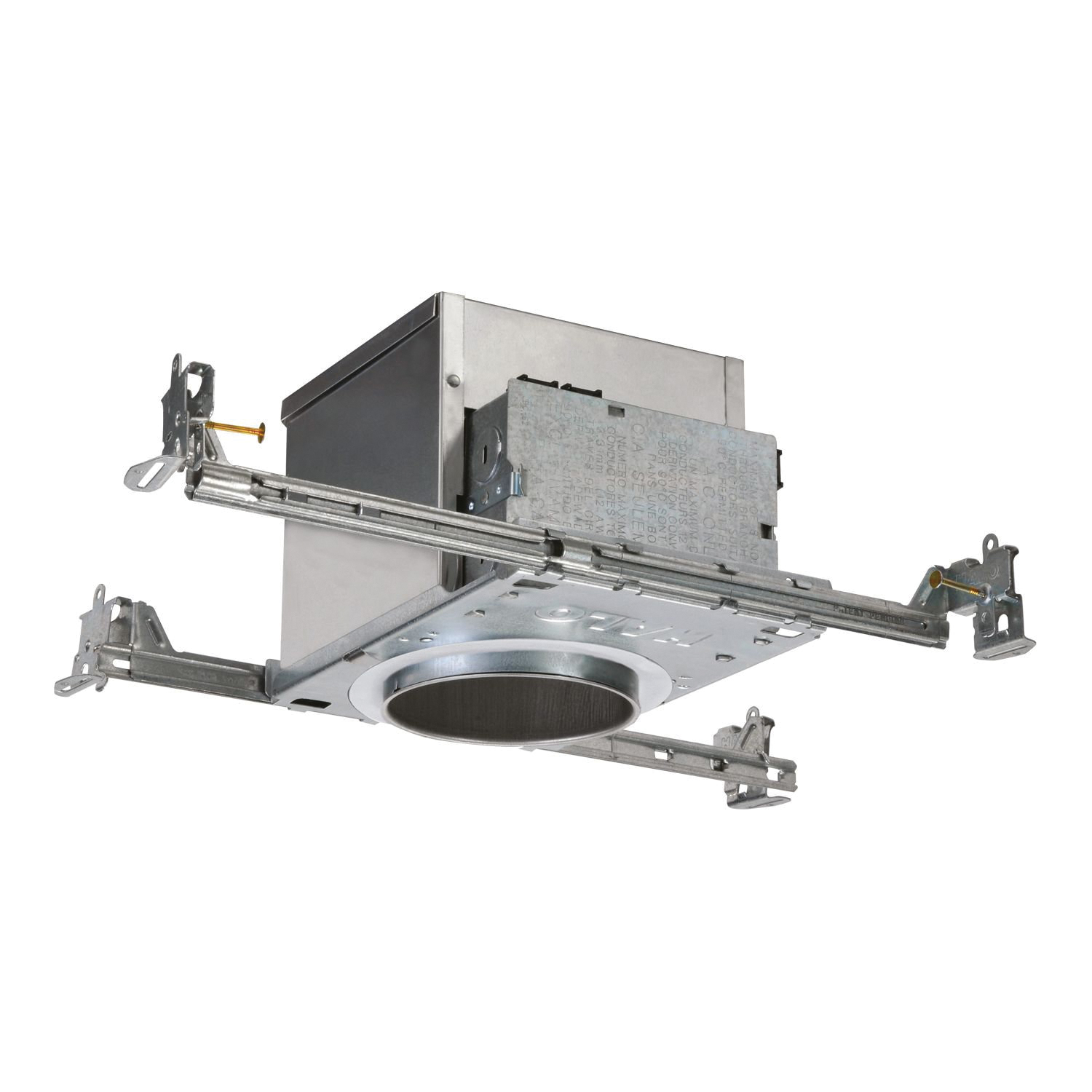 H99ICAT Recessed Housing, 4 in Dia Recessed Can, Aluminum