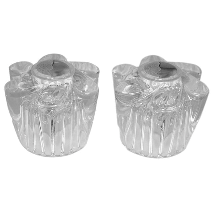 88991 Faucet Round Knob Handle, Acrylic, For: Price Pfister Windsor Two Handle Tub/Shower Faucets