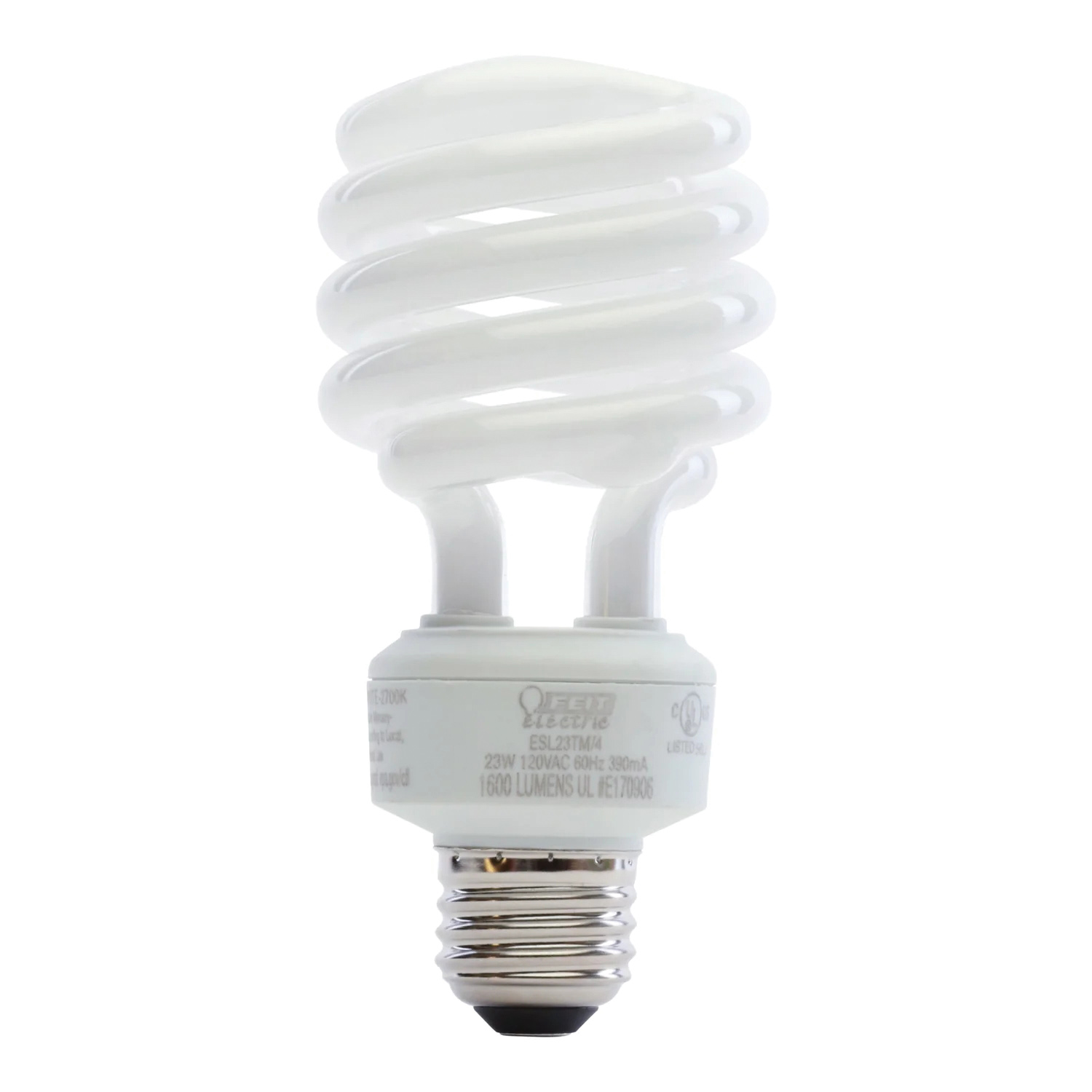 ESL23TM/4/RP Compact Fluorescent Bulb, 23 W, Spiral Lamp, Medium E26 Lamp Base, 1600 Lumens