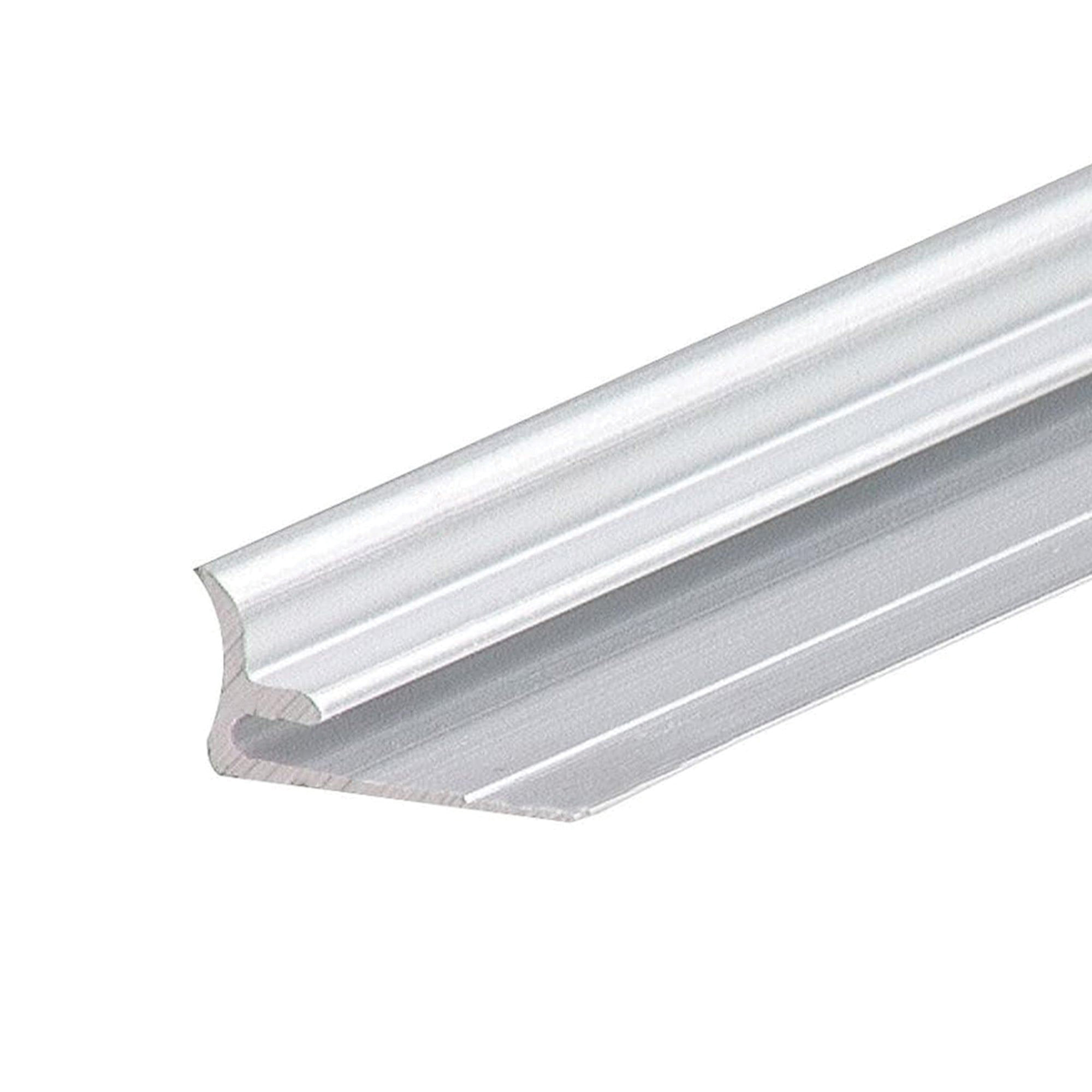 M-D 70045 Cove Molding with Nail, 3/8 in W, 1/16 in H, Aluminum, Silver - 2