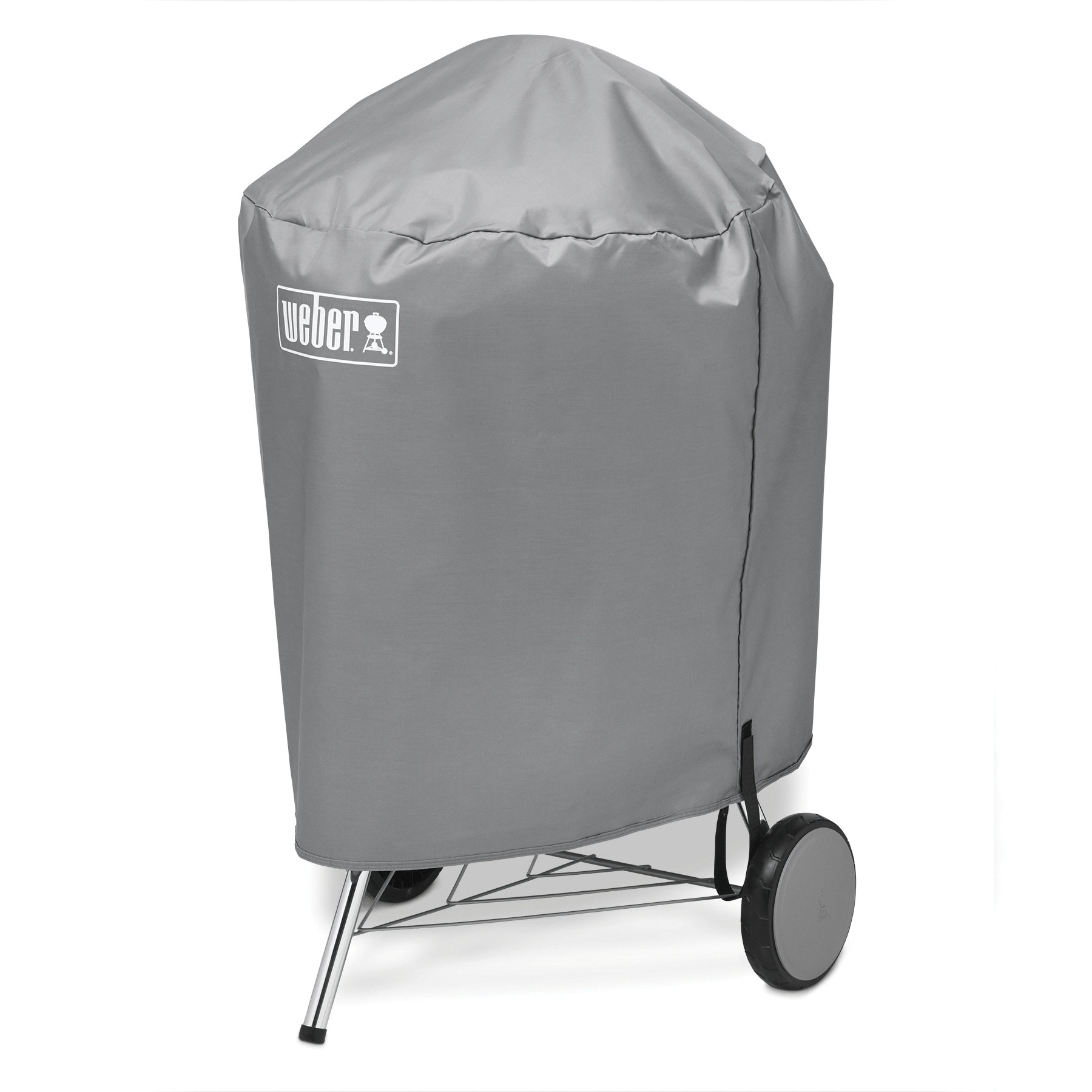 7176 Grill Cover, 28-1/2 in W, 6.6 in D, 23 in H, Polyester, Gray