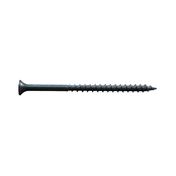 297078/0281078 Deck Screw, #6 Thread, 1-1/4 in L, T15 Drive Size, T15 Drive Size, Steel, Coarse Thread, Bugle Head, Combo Drive, Sharp Point, Gray, 1 lb, Gray