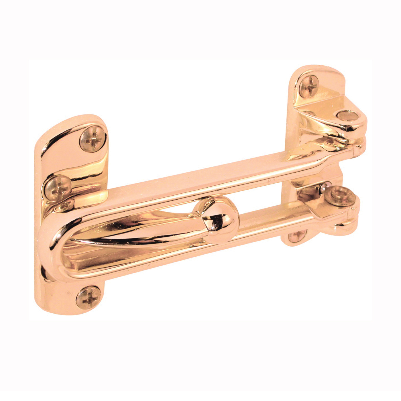 U 9897 Swing Bar Lock, 3-7/8 in L, Metal, Brass