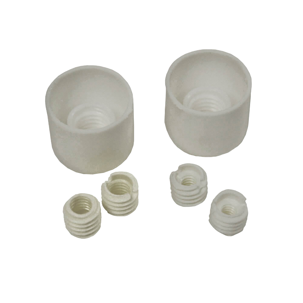 88877 Twister Bolt Cap, Plastic, White