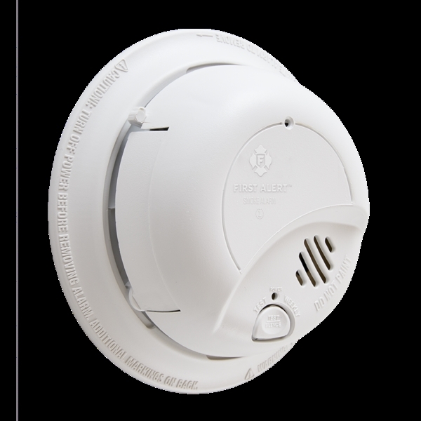 First Alert 9120B Smoke Alarm, 120 V, Ionization Sensor, 85 dB, White - 2