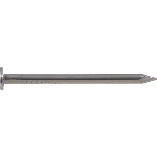 Hillman 122549 Wire Nail, 7/8 in L, Steel, Bright, Flat Head, Smooth Shank, 2 oz