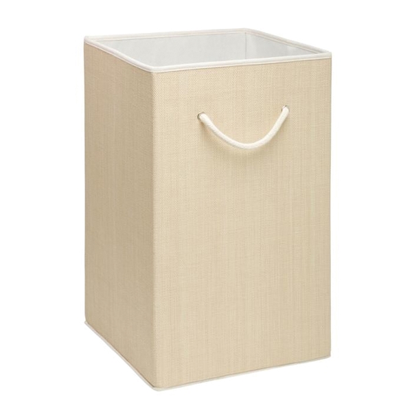 Honey-Can-Do HMP-01453 Laundry Hamper with Handle, Polyester Bag, 13-3/4 in W, 22 in H, 14 in D - 2