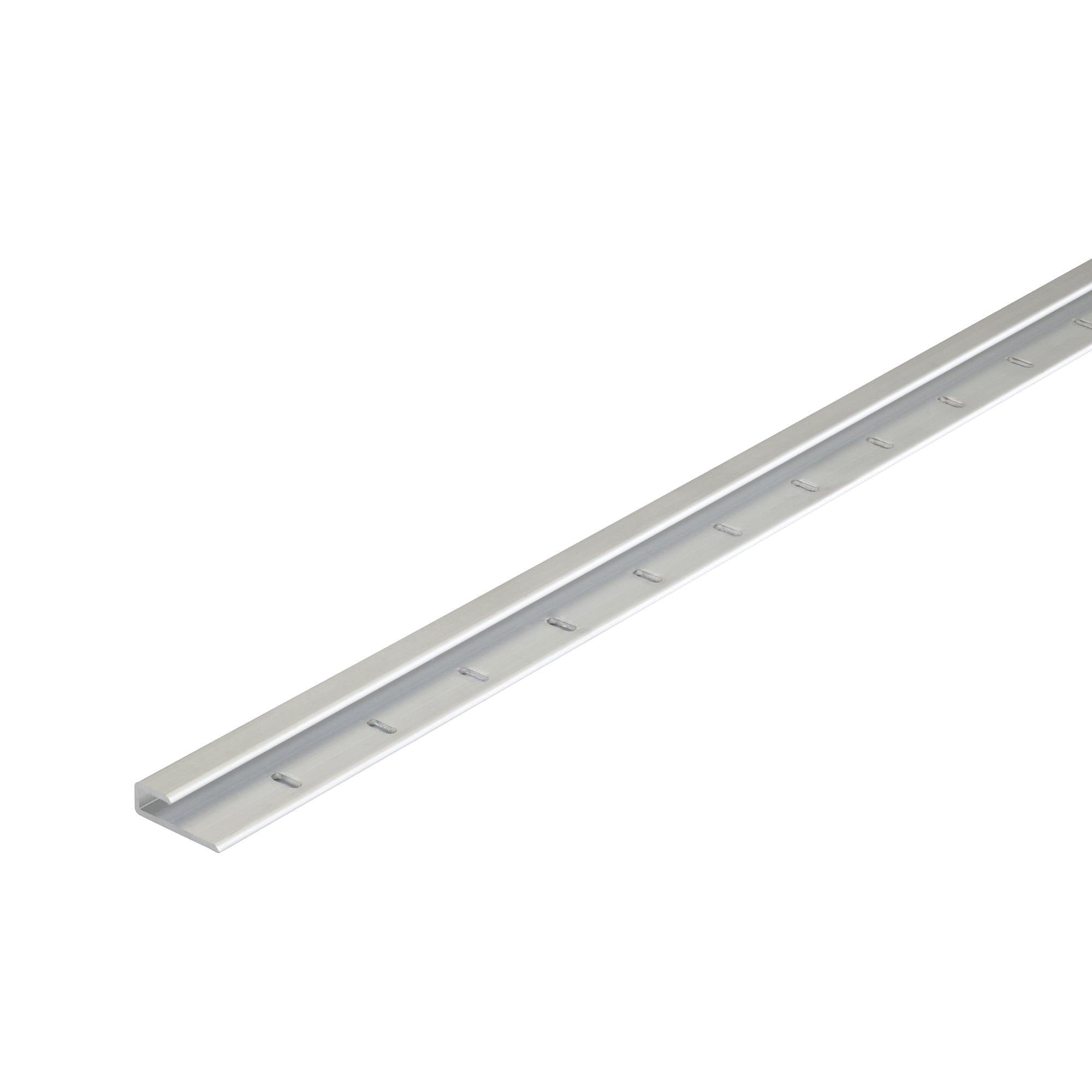 70094 Cap Molding with Nail, 1/8 in W, Aluminum, Silver