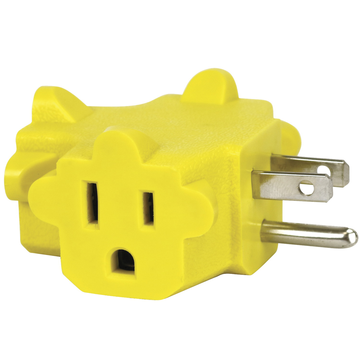 ORAD0200 Outlet Tap, 125 V, 3-Outlet, Yellow