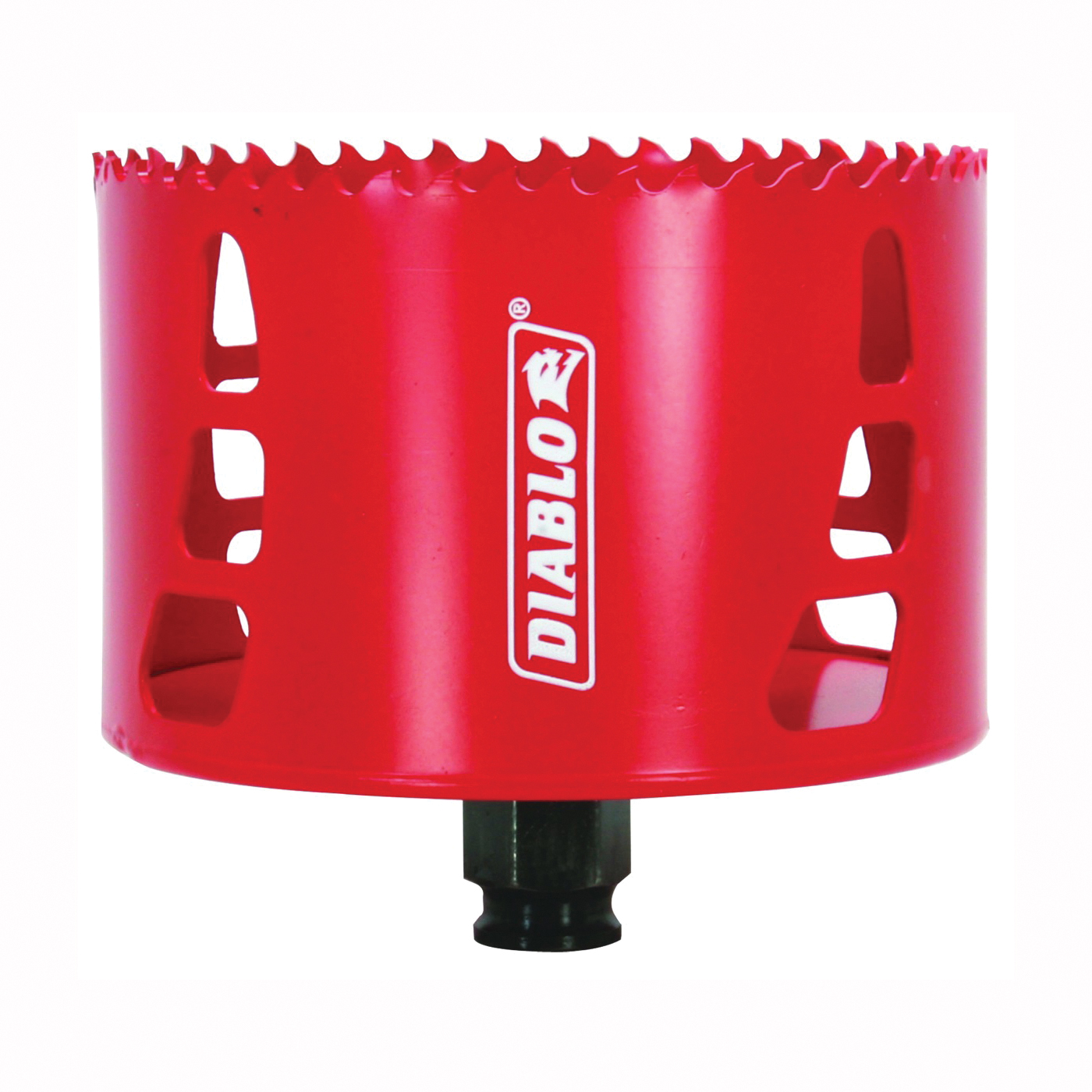 Diablo DHS4000 Hole Saw, 4 in Dia, 2-3/8 in D Cutting, 3/8 in Arbor, Bi-Metal Cutting Edge