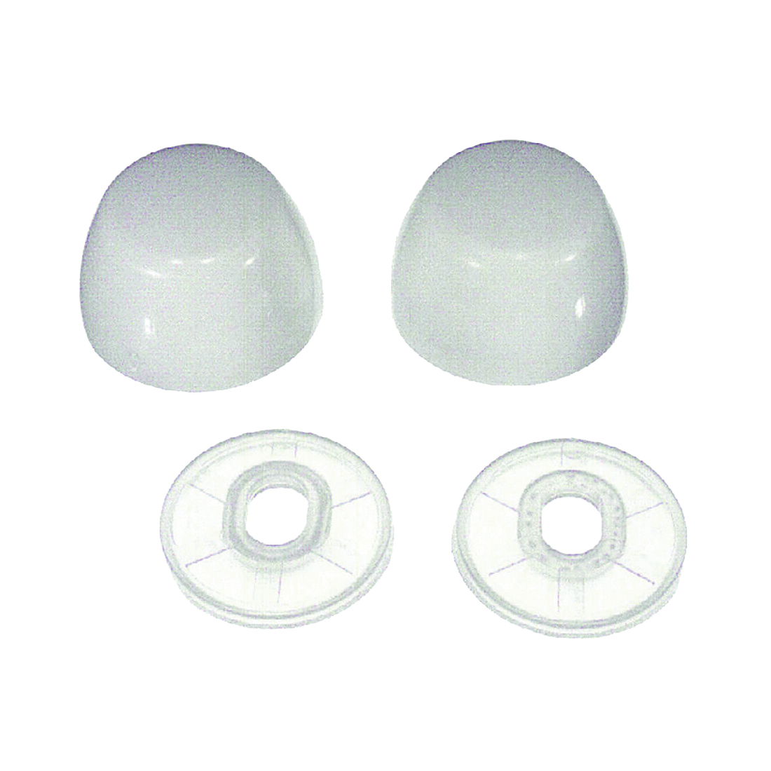 80821 Universal Bolt Cap, Plastic, White