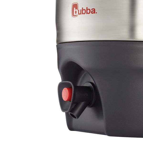 Bubba 1953387 Sport Water Jug, 128 oz Capacity, Plastic, Charcoal/Red - 4