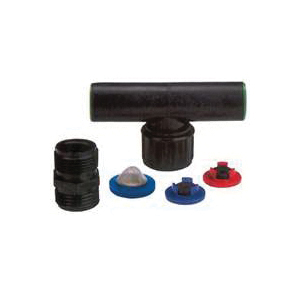 R334CT Swivel Tee Assembly, Black/Green