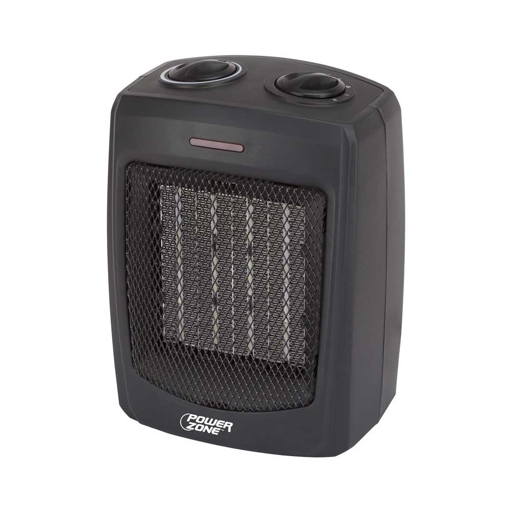 PTC-700 Heater, 12.5 A, 120 V, 1500 W, 1500 W Heating, 2-Heat Setting, Black