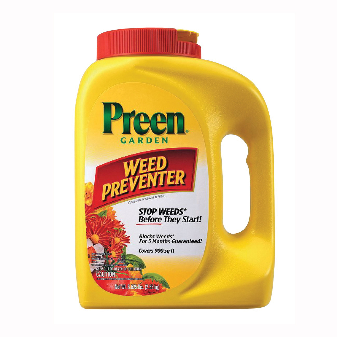 24-63795 Weed Preventer, 5-5/8 lb Bottle, Granular