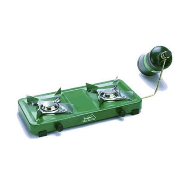 Texsport 14205 Two Burner Stove, 5000 Btu, Steel