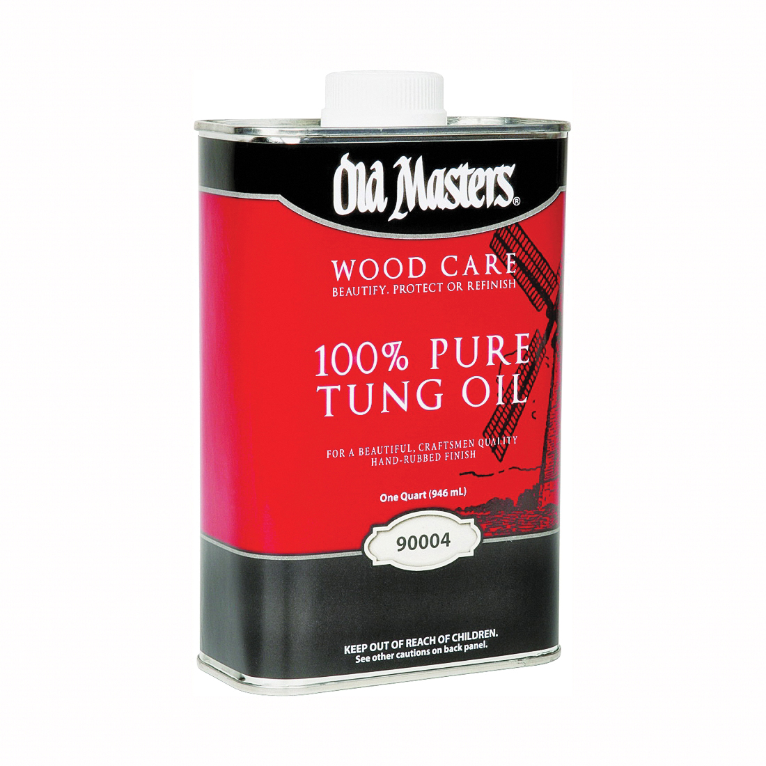 90004 Tung Oil, Transparent, Clear, Liquid, 1 qt Can