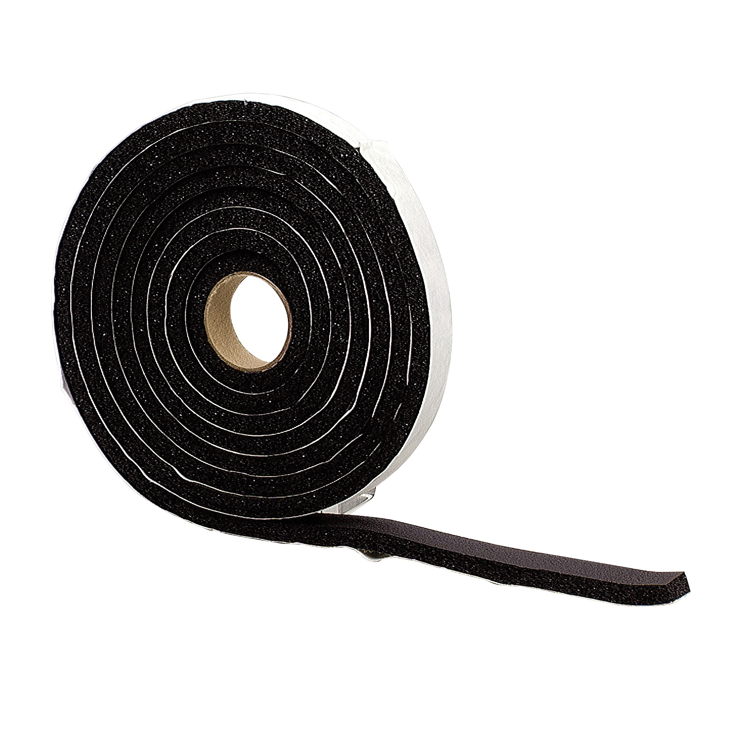 M-D 06593 Premium Weatherstrip Tape, 3/4 in W, 10 ft L, Rubber, Black - 1