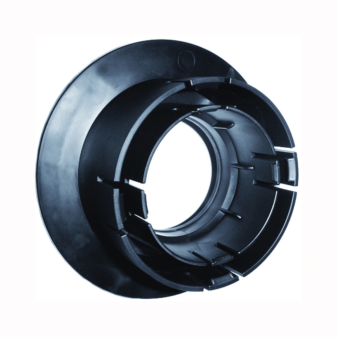 1243 Universal Locking Outlet, 2-1/4 in H Dimensions, Styrene, Black