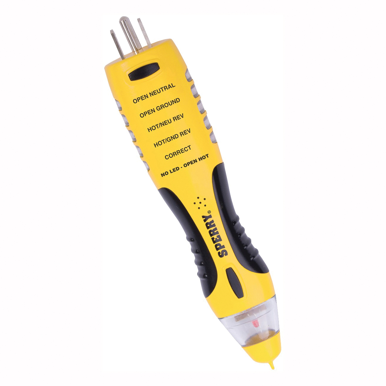 VD7504GFI Tester, Functions: Voltage, Black/Yellow