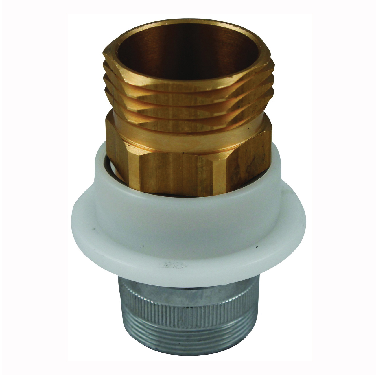PP850-17 Hose Adapter, 3/4 in, IPS, Brass, Chrome-Plated