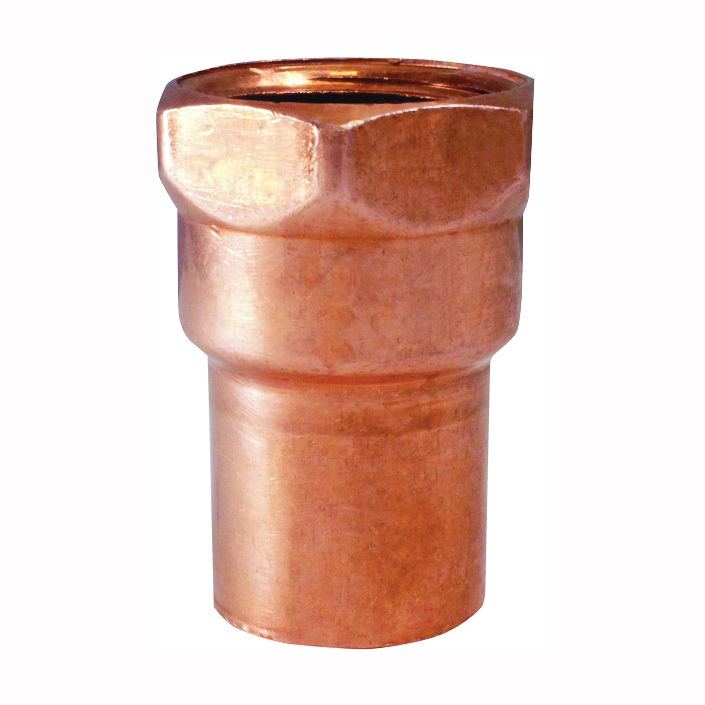 103 Series 30180 Pipe Adapter, 1-1/2 in, Sweat x FNPT, Copper