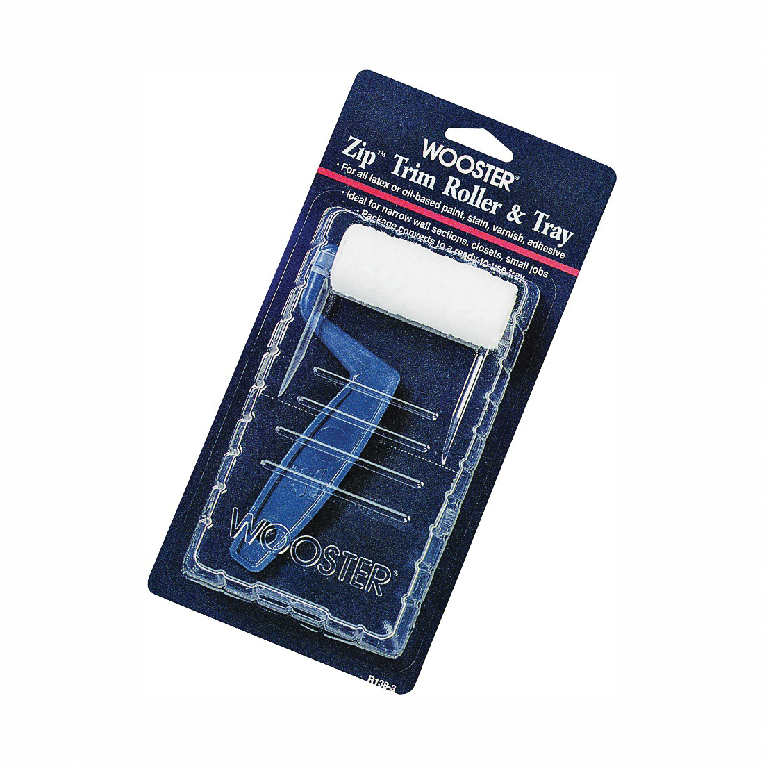 Zip R138-3 Trim Roller and Tray Kit, Smooth Surface, Fabric, 2-Piece