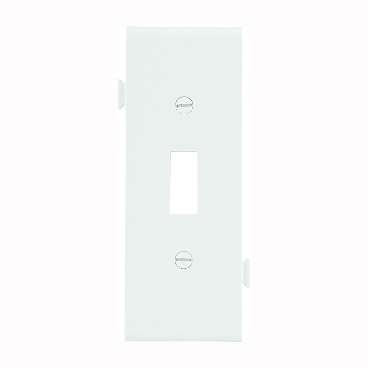 Wiring Devices STC1W Switch Wallplate, 4-7/8 in L, 3.12 in W, 1-Gang, Polycarbonate, White, High-Gloss