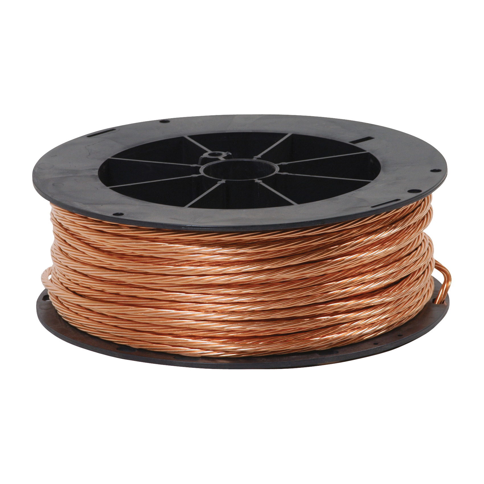 6STRDX315BARE Electrical Wire, Stranded, 6 AWG Wire, 315 ft L, Copper Conductor