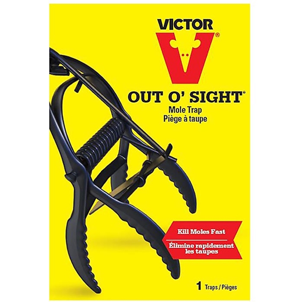 Victor OUT O'SIGHT 0631 Mole Trap, 4.8 in W, 2 in H - 3