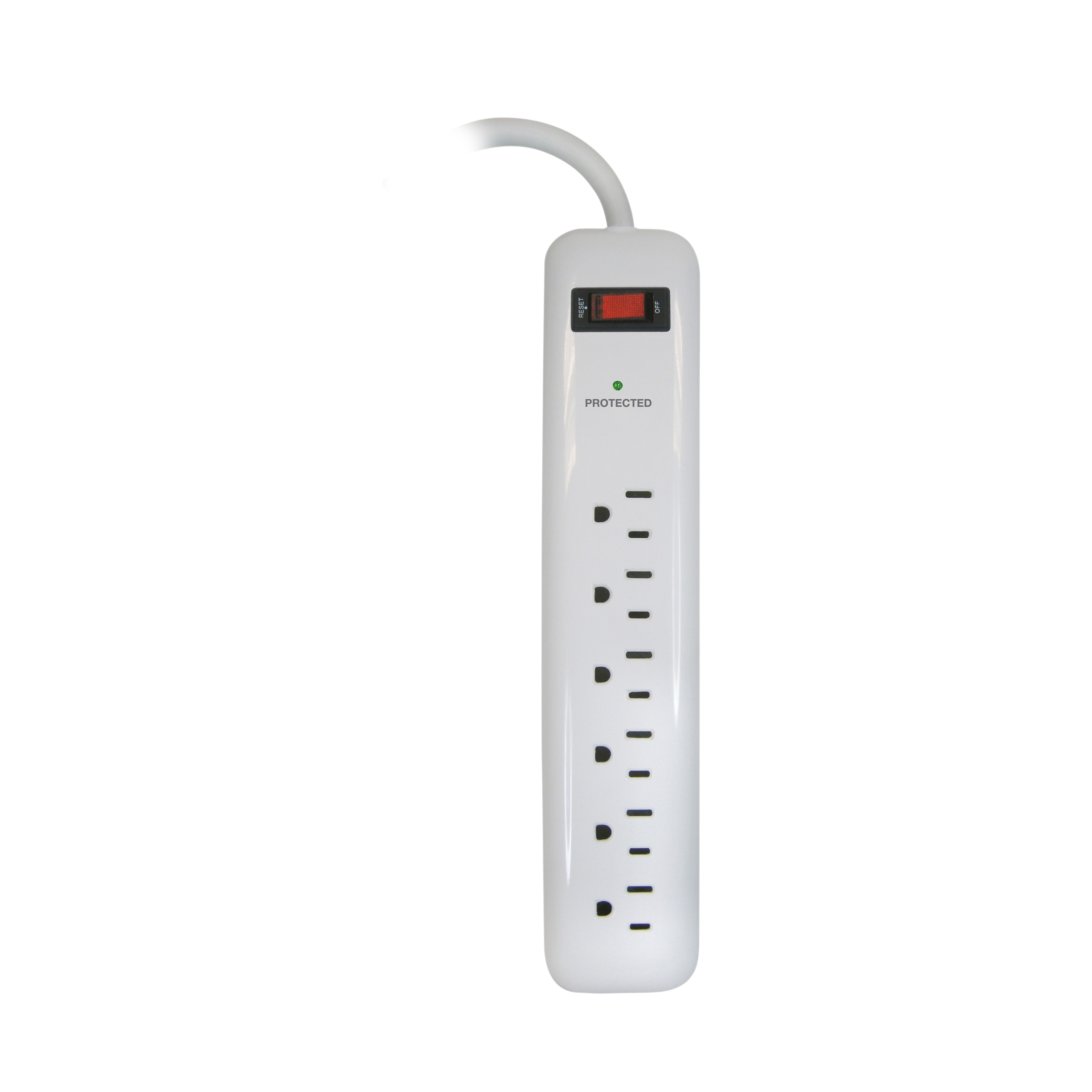 OR802013 Surge Protector Power Strip, 125 V, 15 A, White