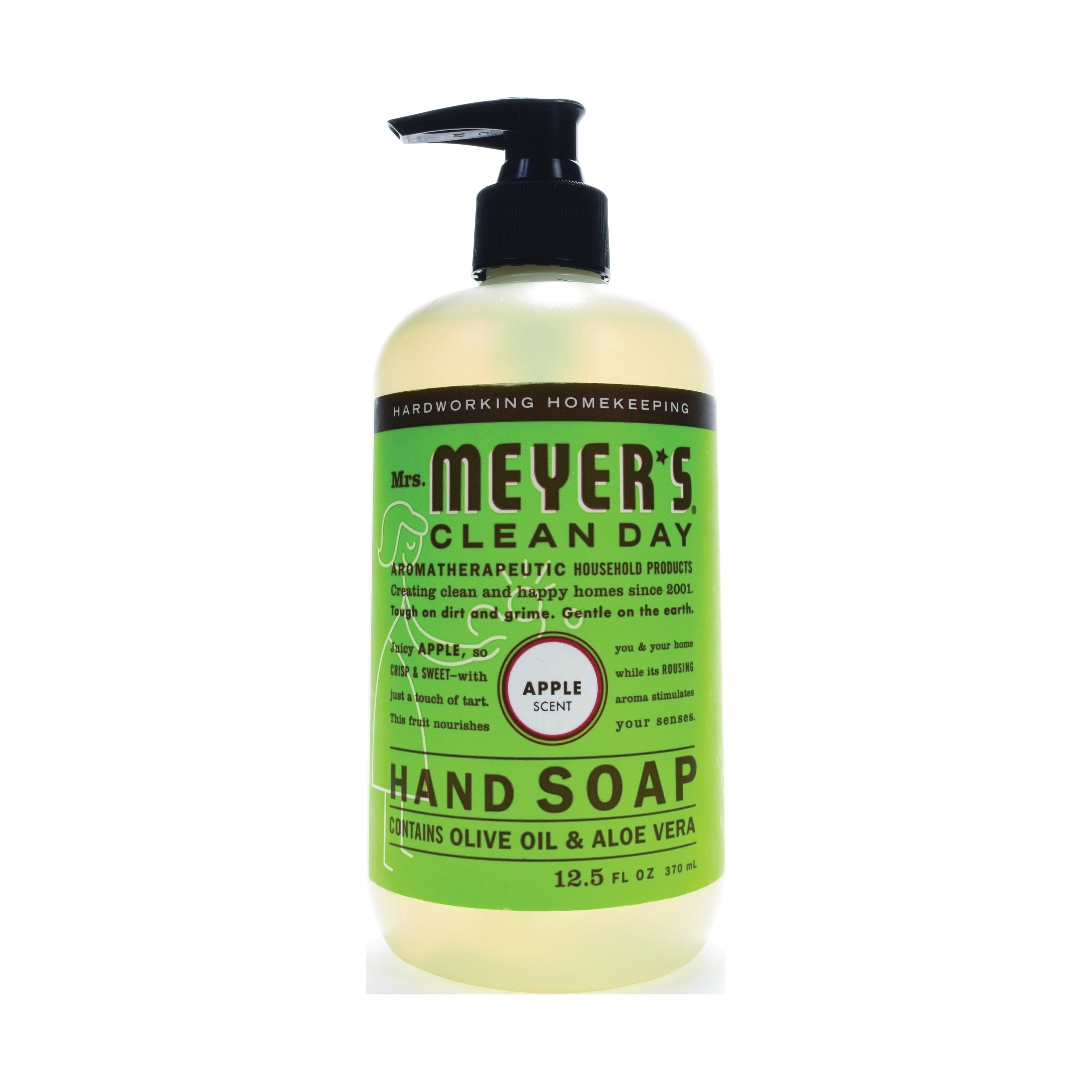 17427 Hand Soap, Liquid, Colorless, Apple, 12.5 oz Bottle