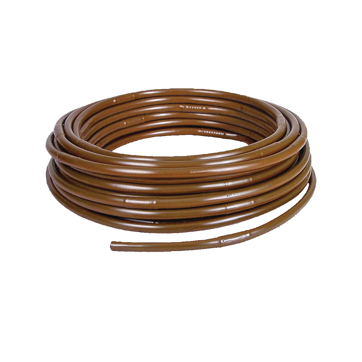ET63-100S Emitter Tubing, 100 ft L, Brown