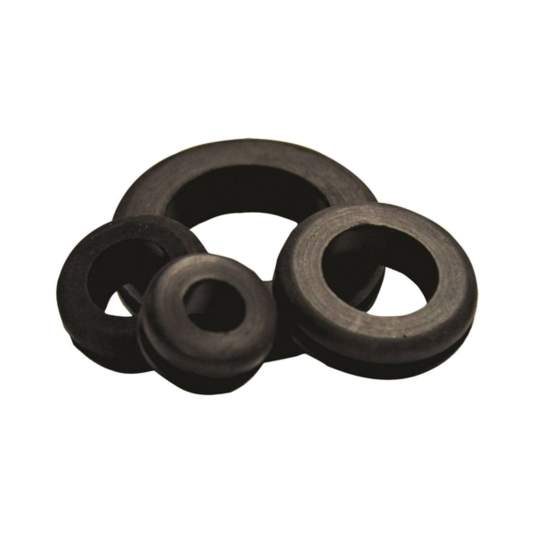GHG-1538 Hole Grommet, Vinyl, Black