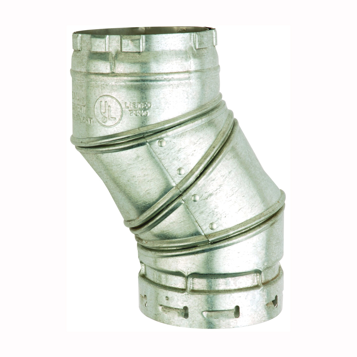 3EAL Elbow, 3 in Connection, Aluminum/Steel, Galvanized