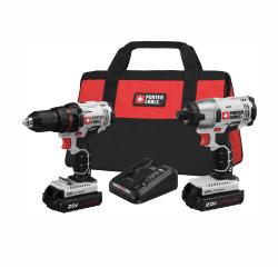 Porter-Cable PCCK604L2 Combination Tool Kit, Battery Included, 1.3 Ah, 20 V, Lithium-Ion
