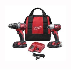 Milwaukee 2691-22 Combination Tool Kit, Battery Included, 1.5 Ah, 18 V, Lithium-Ion
