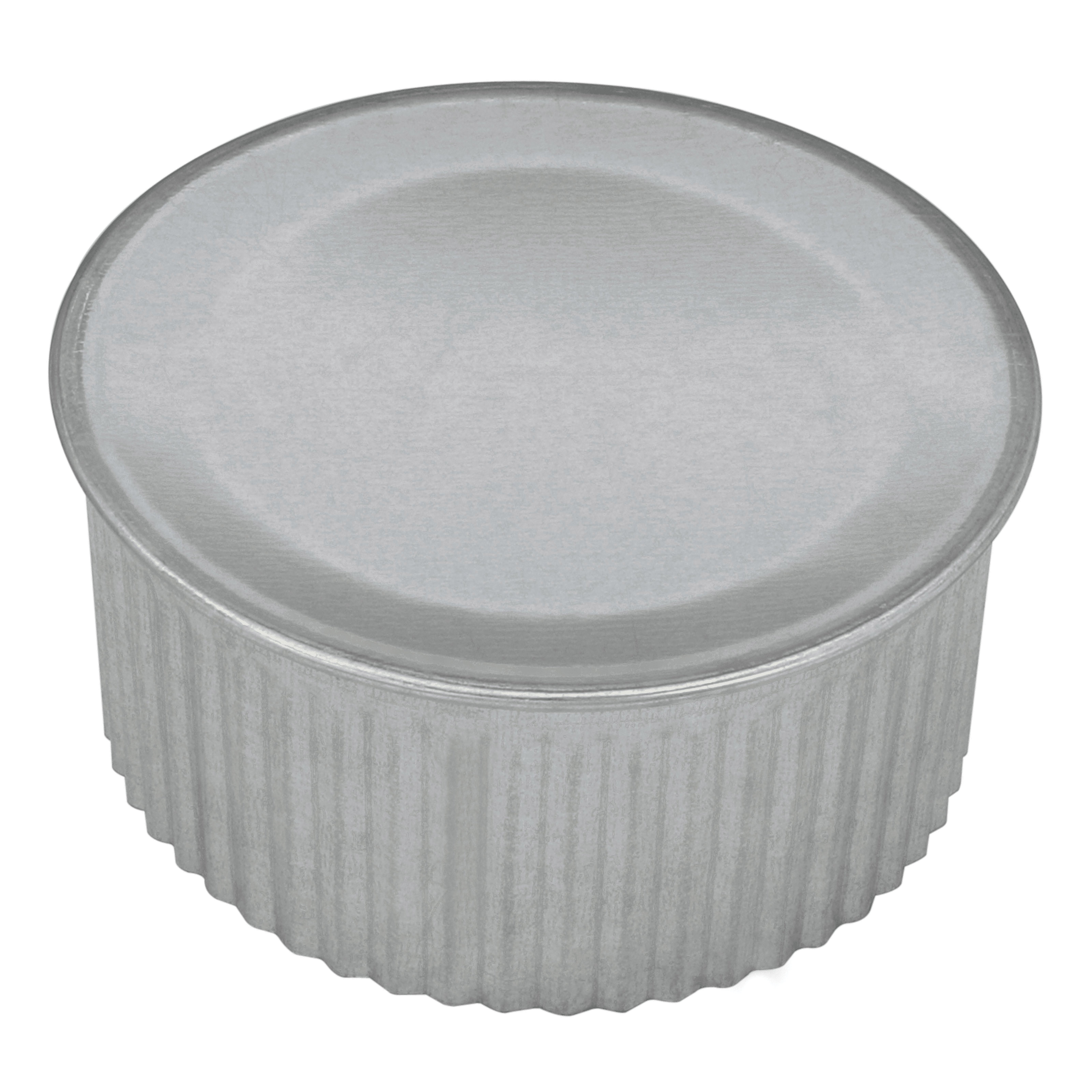 GV0737 End Cap, 8 in Dia, 2 in L, Round Duct, Steel, Galvanized