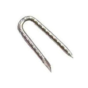 79098 Fence Staple, 1-1/2 in, 1/4 in W Crown, 9 ga, Steel